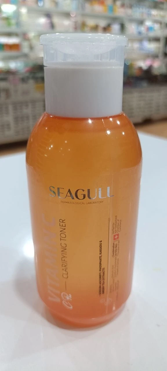 تونر شفاف‌کننده و انرژی‌بخش پوست مختلط تا چرب سی‌گل Seagull