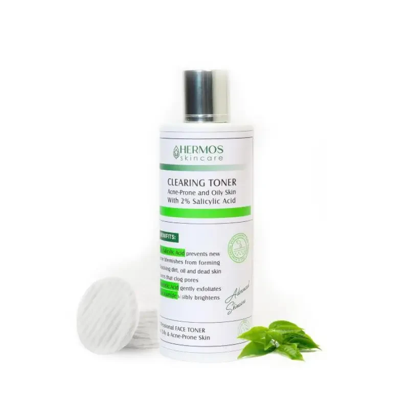 تونر ضد جوش 2% اسید سالیسیلیک هرموس 350 میلی لیترHermos salicylic acid 2% anti-acne toner 350 ml
