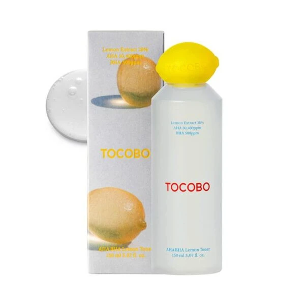 تونر لایه بردار توکوبو مدل AHA BHA Lemon حجم 150 میلی لیتر TOCOBO