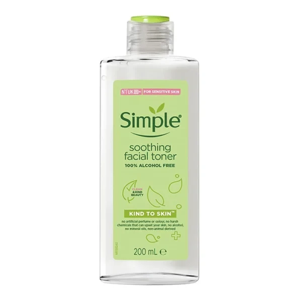 تونر پاک کننده صورت مدل Soothing facial سیمپل
