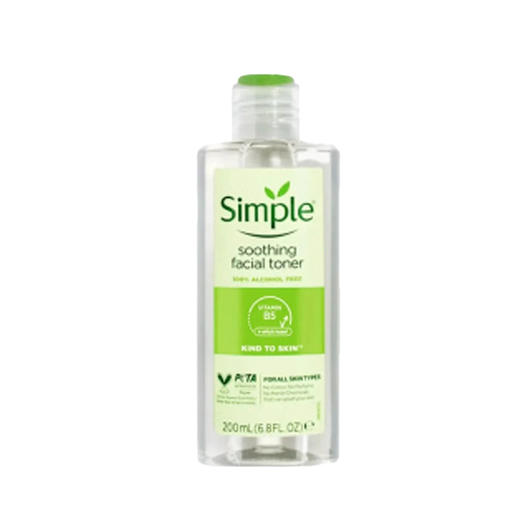 تونر پوست صورت سیمپل مدل soothing facial toner