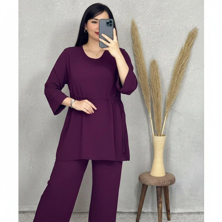تونیک شلوار رز کد 99537