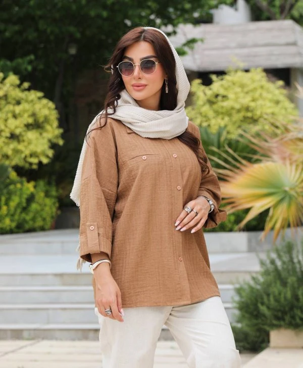تونیک مانتویی خنک تابستانی زنانه و دخترانه مدل ایونتایا