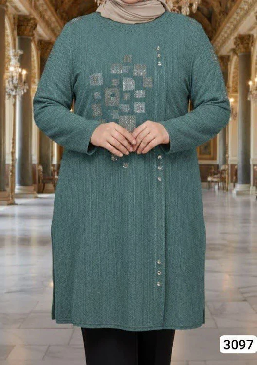 تونیک نگین دارسایز بزرگ