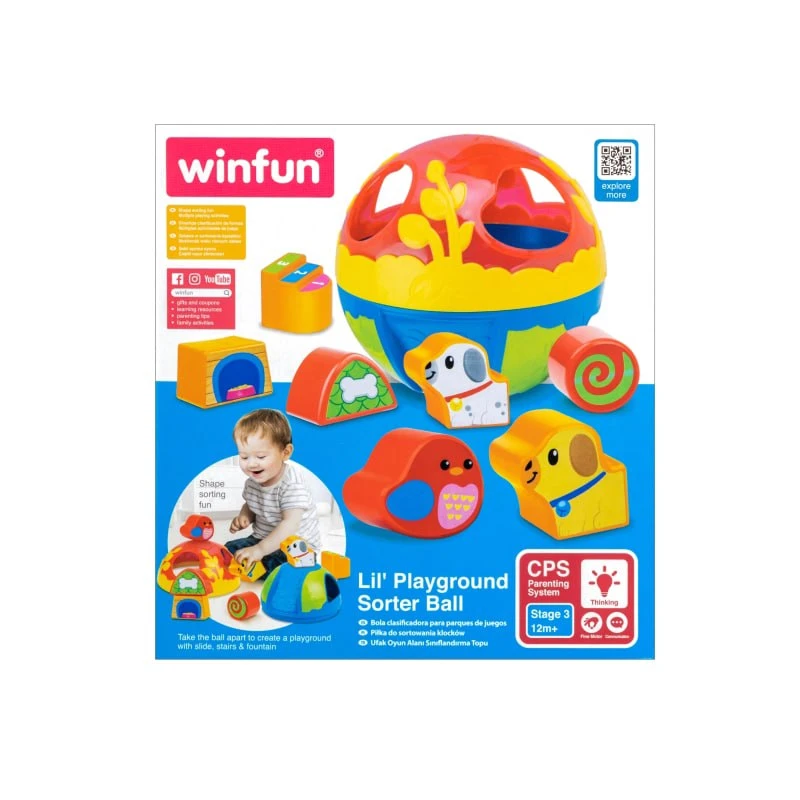 توپ پازلی حیوانات وین فاین Winfun کد 00785