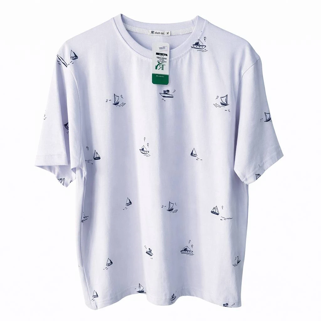 تيشرت لانگ طرح قايق