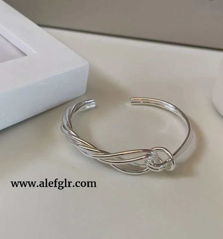 تک پوش (بنگل) دفرمه طرح گره ابکاری نقره
