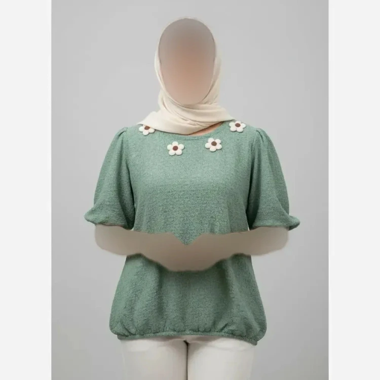 تک‌ پوش زنانه گلدار عیدانه