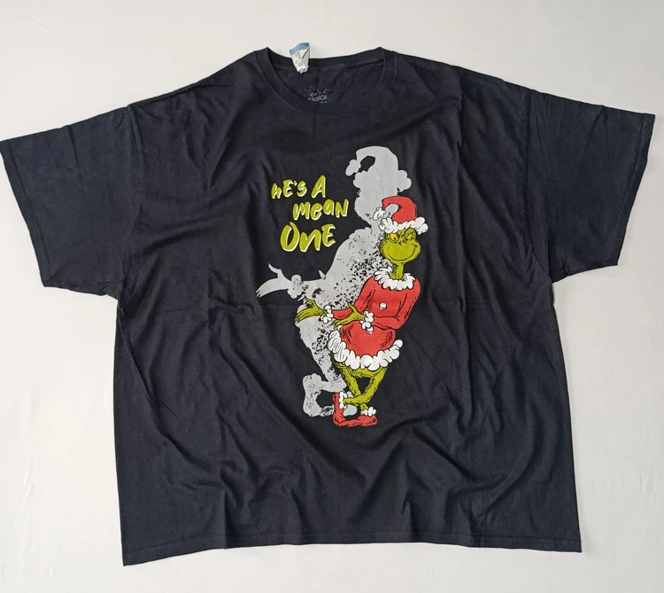 تی شرت زنانه برند د گرینچ THE GRINCH استوک اورجینال رنگ مشکی
