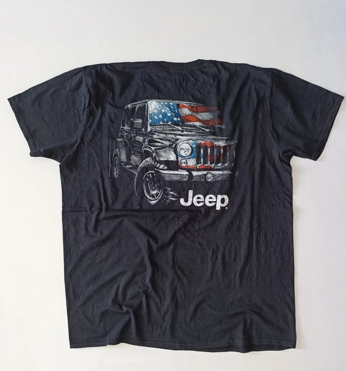 تی شرت مردانه برند جیپ JEEP استوک اورجینال رنگ مشکی