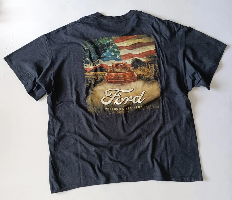 تی شرت مردانه برند فورد FORD استوک اورجینال رنگ مشکی