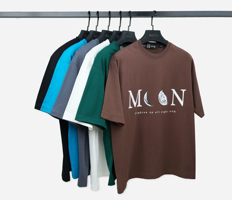 تیشرت باکسی طرح MOON پنبه سوپر درجه یک