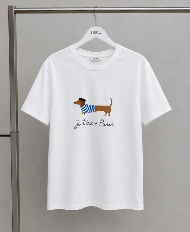 تیشرت زنانه ترک برند بیسئو طرح dog