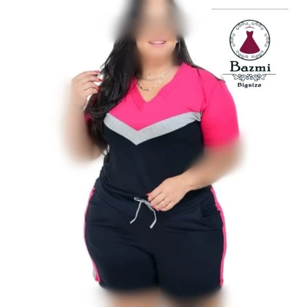 تیشرت شلوارک زنانه اسپورت