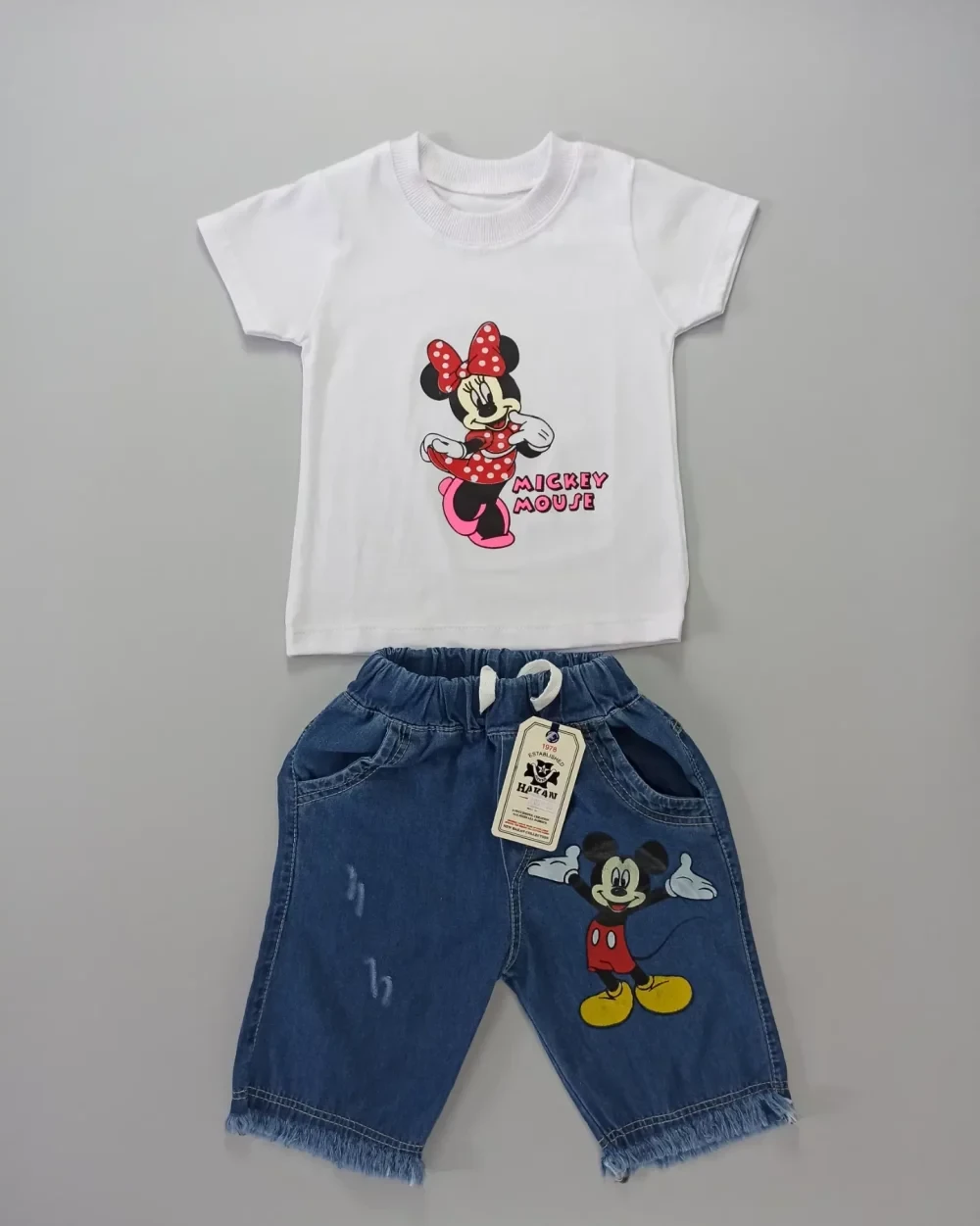 تیشرت شلوارک | طرح Micky mous