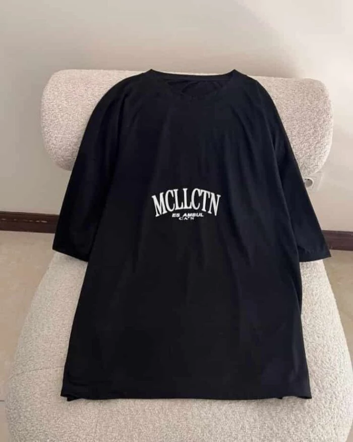 تیشرت لانگ مشکی MCLLCTN