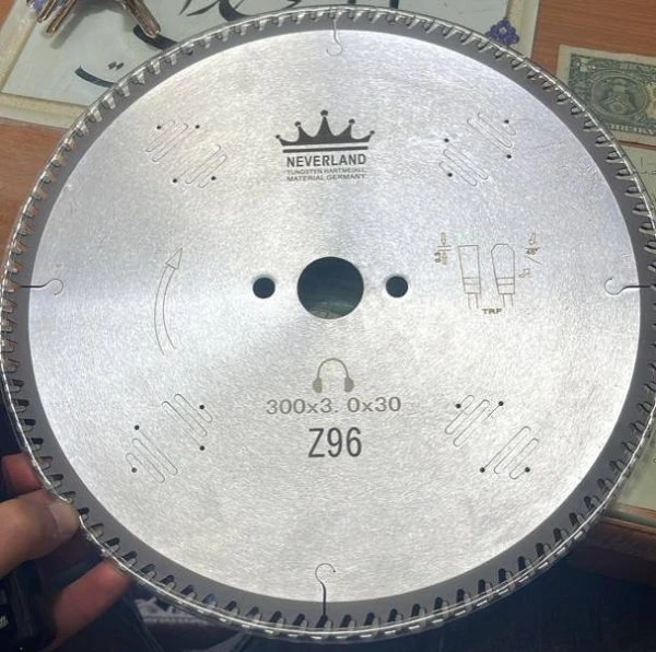 تیغ اره الماسه 96*3/2*300 MDFبر نورلند