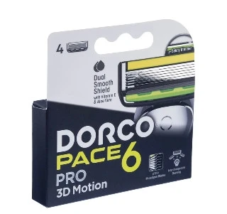 تیغ یدک دورکو مدل pace 6بسته 4 عددی Dorco pace 6