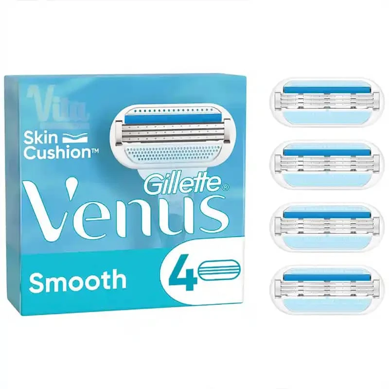 تیغ یدک ونوس Venus Smooth ژیلت بسته 4 عددی