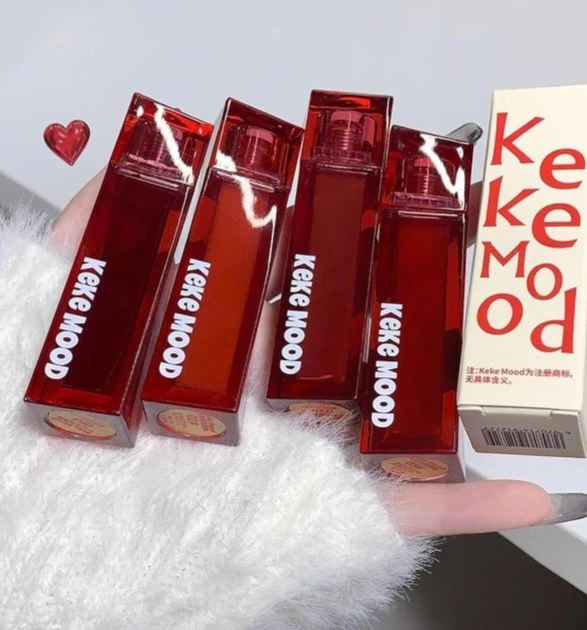 تینت شیشه ای پوکه قرمز Keke mood 🍓🍒
