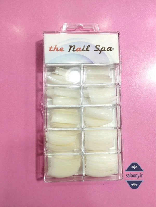 تیپ کاشت ناخن بسته ۱۰۰ عددی سایز ۱ تا ۱۰ the nail spa
