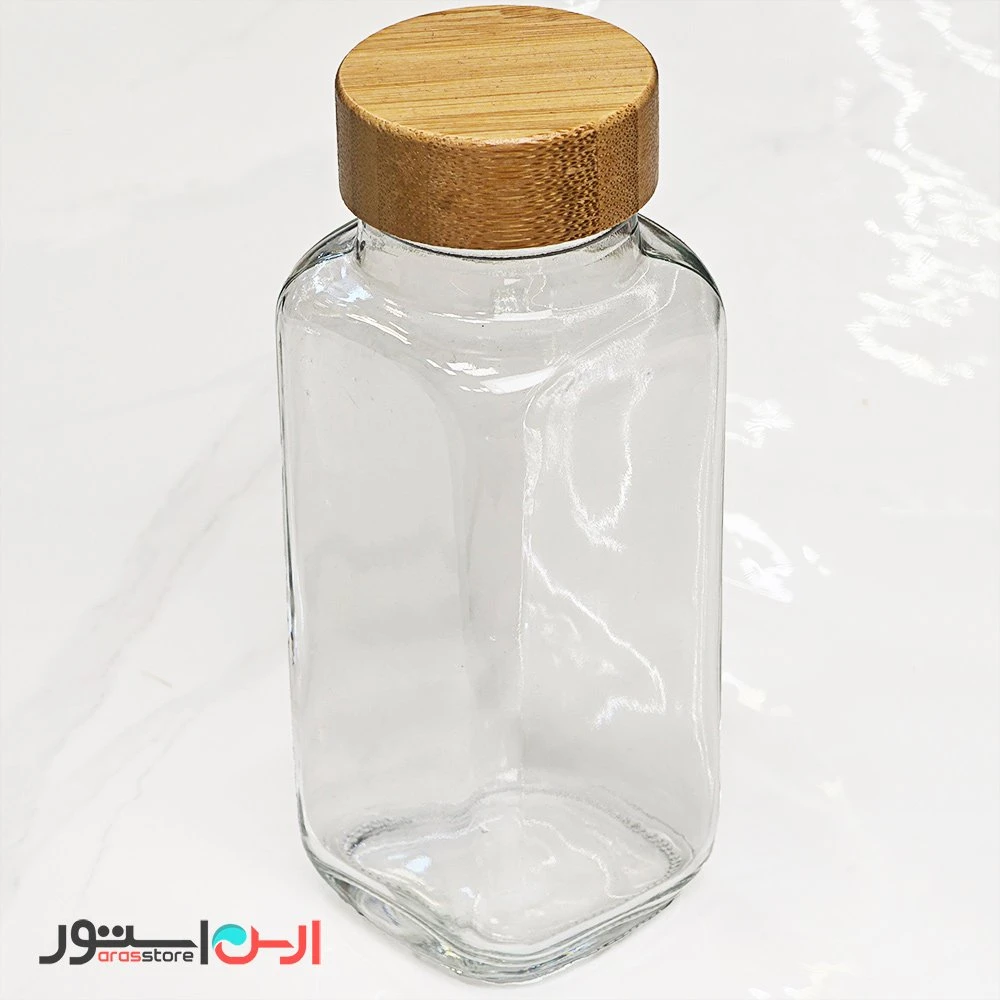 جا ادویه مکارتی درب بامبو نمک پاشی وارداتی اعلا 250 میل