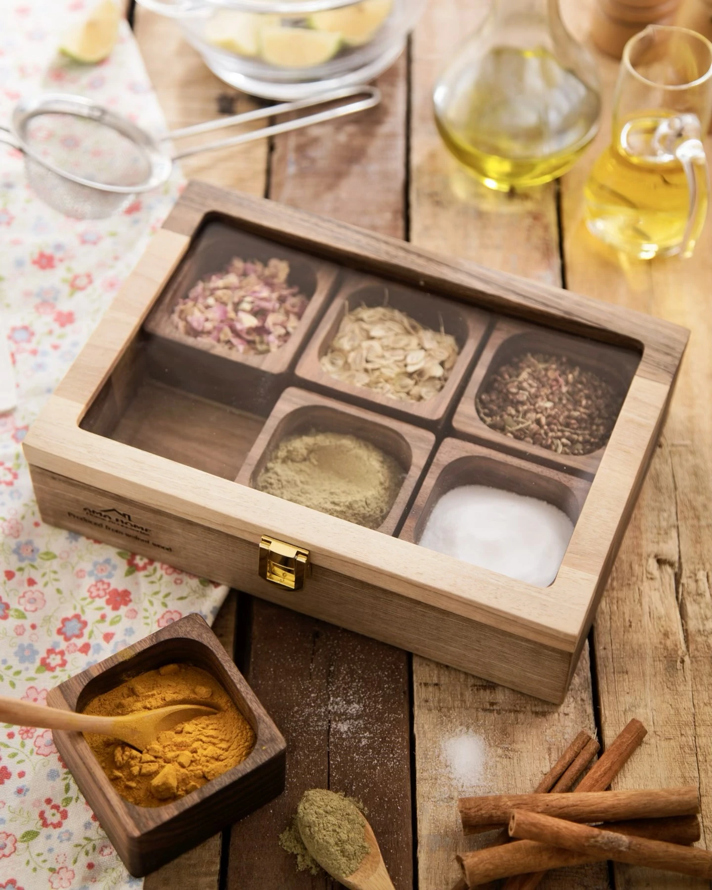 جا ادویه چوبی اماهوم SPICO/6