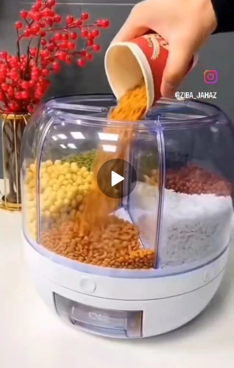 جا حبوباتی چرخشی ۶ محفظه ای مدل mr12