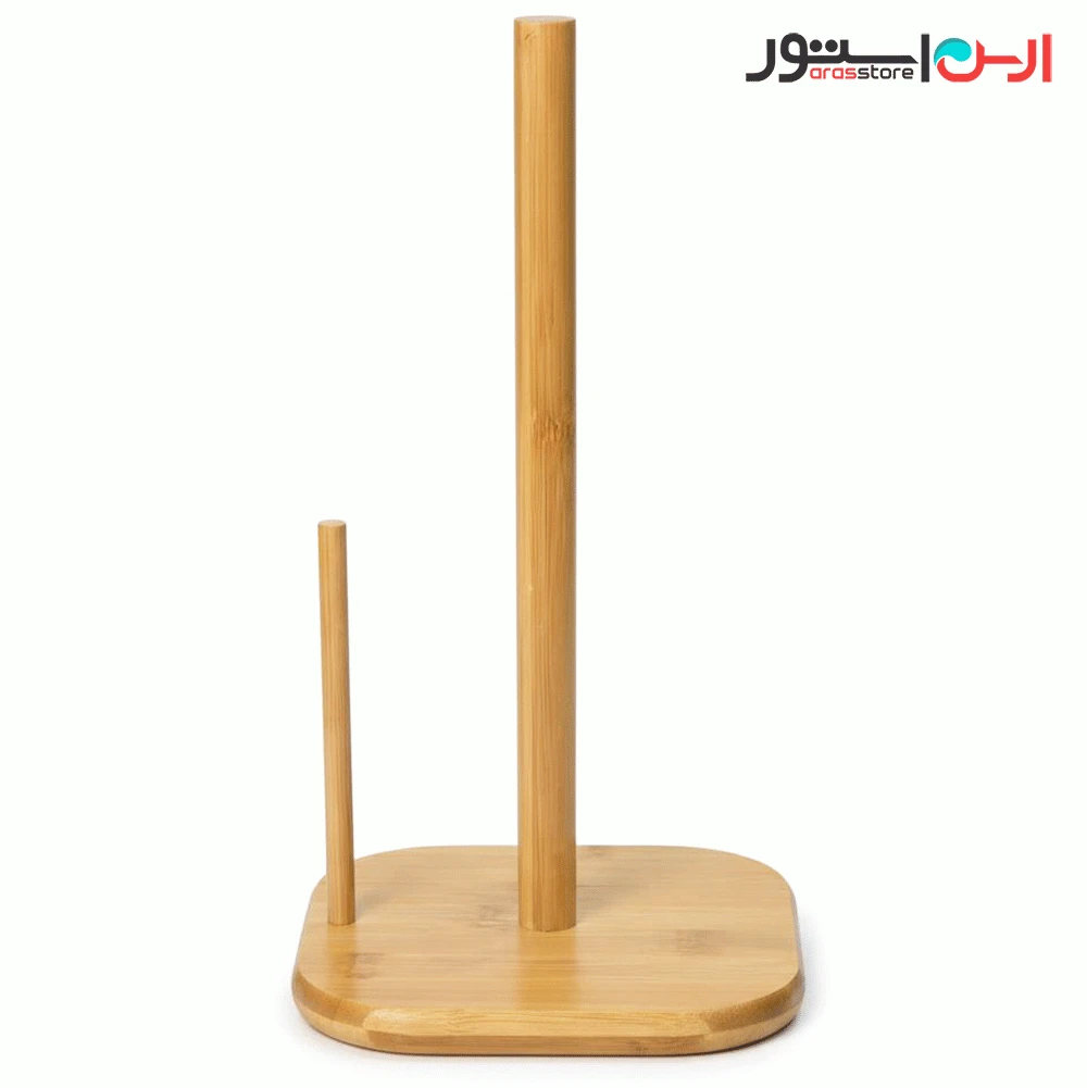 جا دستمال رولی بامبو کف مربعی