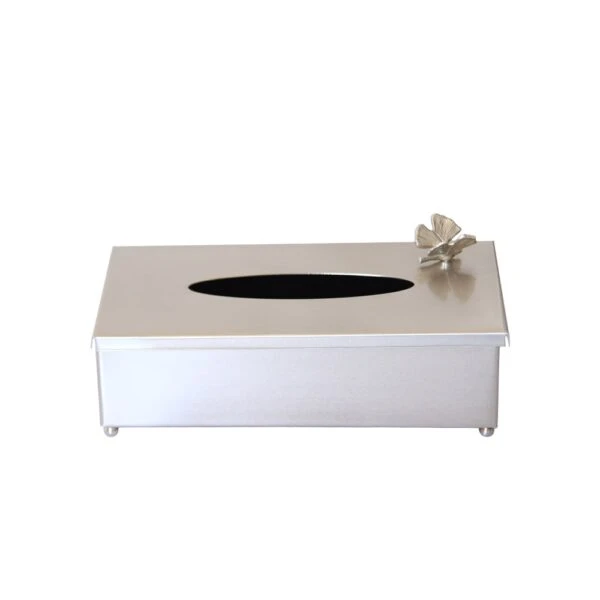 جا دستمال کاغذی مدل پروانه نیکل کد N-413