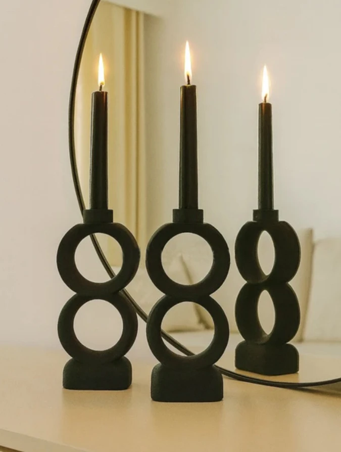 جا شمعی طرح 8 مدرن (کد711)