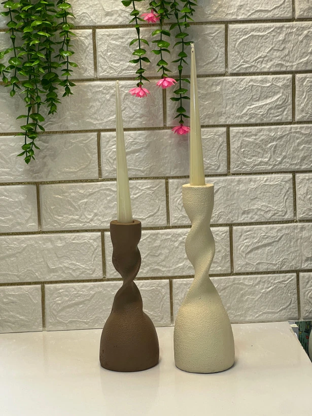 جا شمعی کرم و نسکافه ای