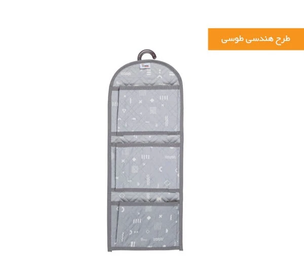 جاجورابی ۳ خانه ترگال هومتکس رنگ طوسی هندسی