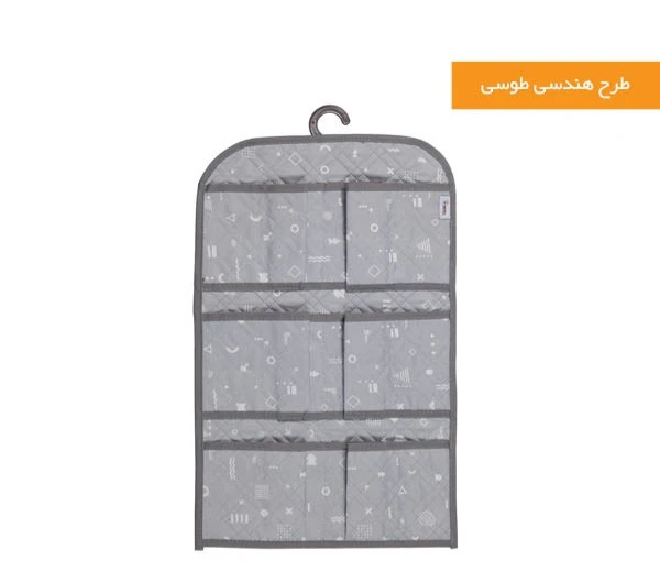 جاجورابی ۶ خانه ترگال هومتکس رنگ طوسی هندسی