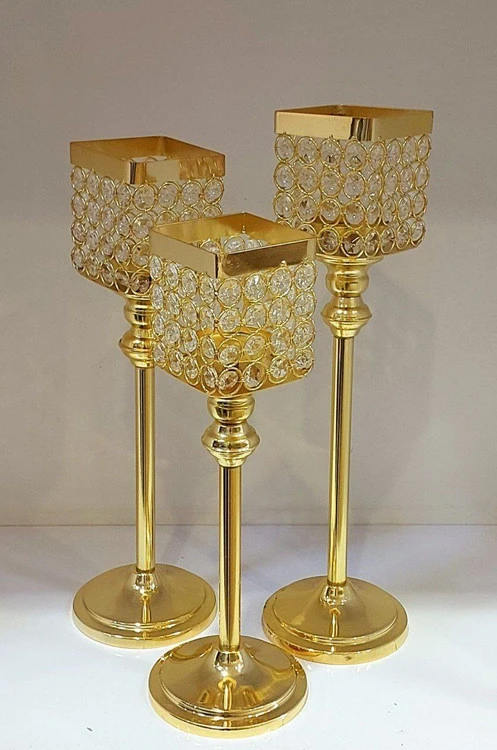 جاشمعی مکعبی نگین ۳سایز