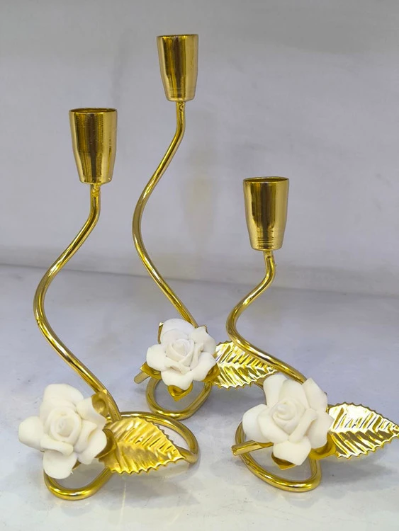 جاشمعی گلدار طرح پیچک
