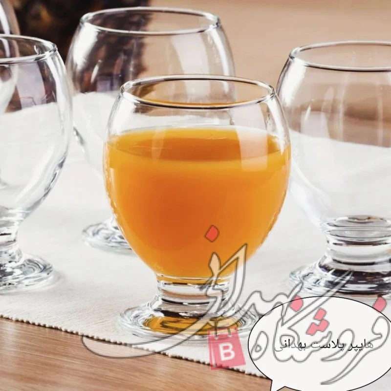 جام پایه دار 6 عددی ناپولی