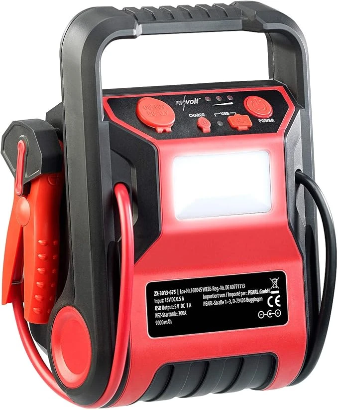جامپ استارتر REVOLT 12 V 9,000 mAh