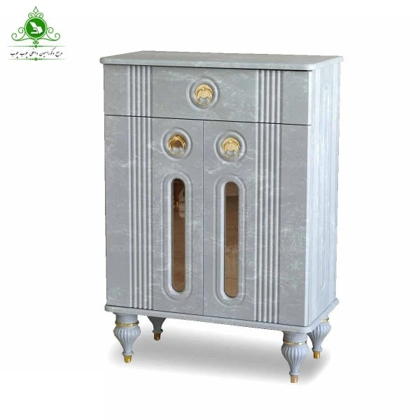 جاکفشی تمام MDF وکیوم مدل دو درب مرویا