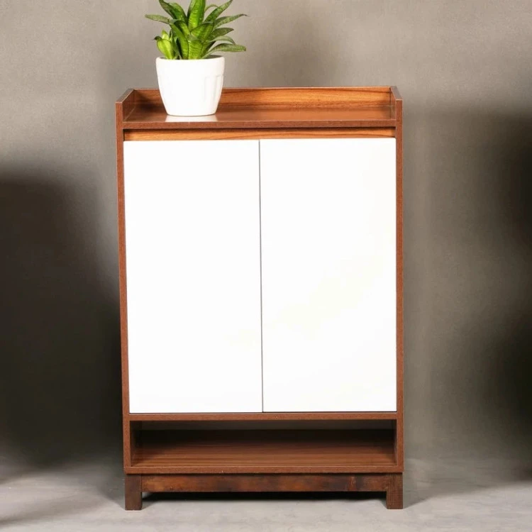 جاکفشی مدرن تمام MDF پایه چوبی مدل پارس چوب