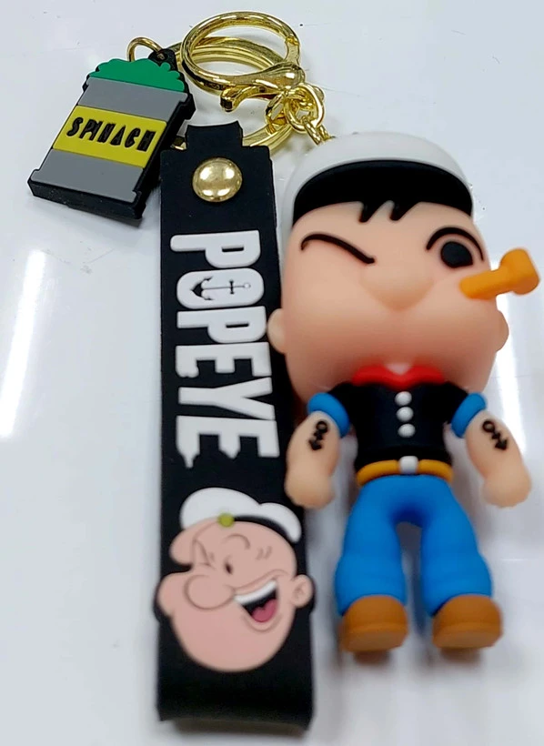 جاکلیدی سیلیکونی اورجینال بند دار طرح POPEYE