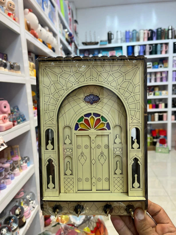 جاکلیدی چوبی طرح سنتی