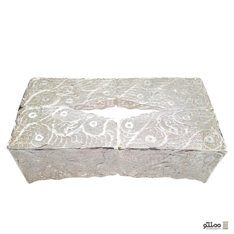 جای دستمال کاغذی ملیله کاری 23*12*7