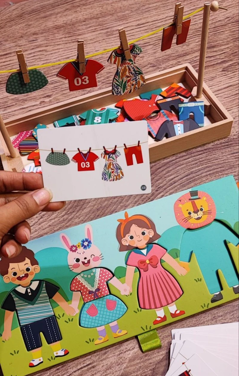 جایگذاری چوبی لباس