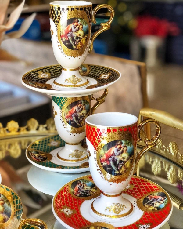 جدیدترین و خاص ترین سری قهوه خوری مدل:Barock محصول acar ترکیه