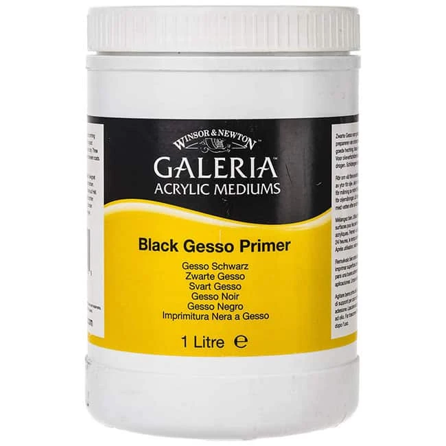 جسو مشکی وینزور Black Gesso Primer winsor