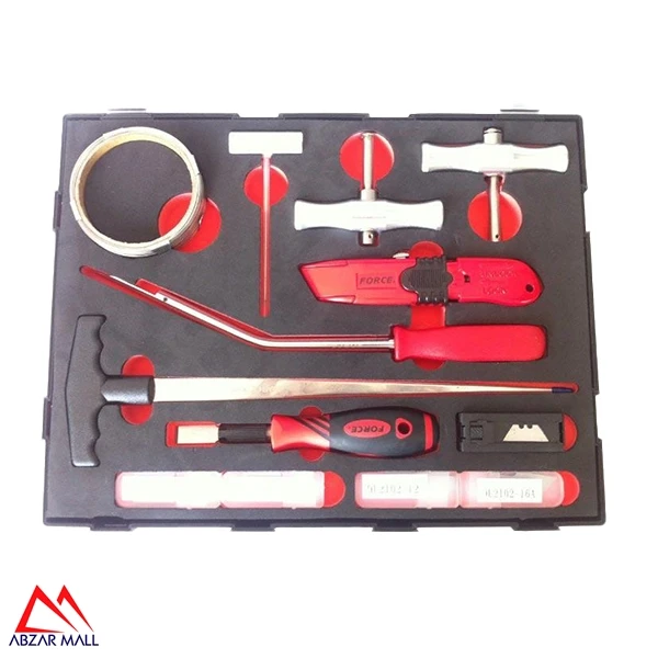 جعبه ابزار کامل تعویض شیشه اتوموبیل فورس مدل FK913M1
