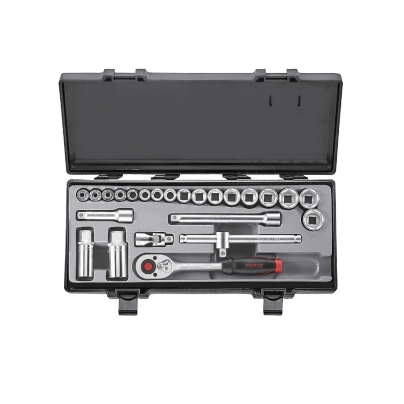 جعبه بکس 3/8 درایو 24 پارچه 12 پر F3251-9 برند FORCE