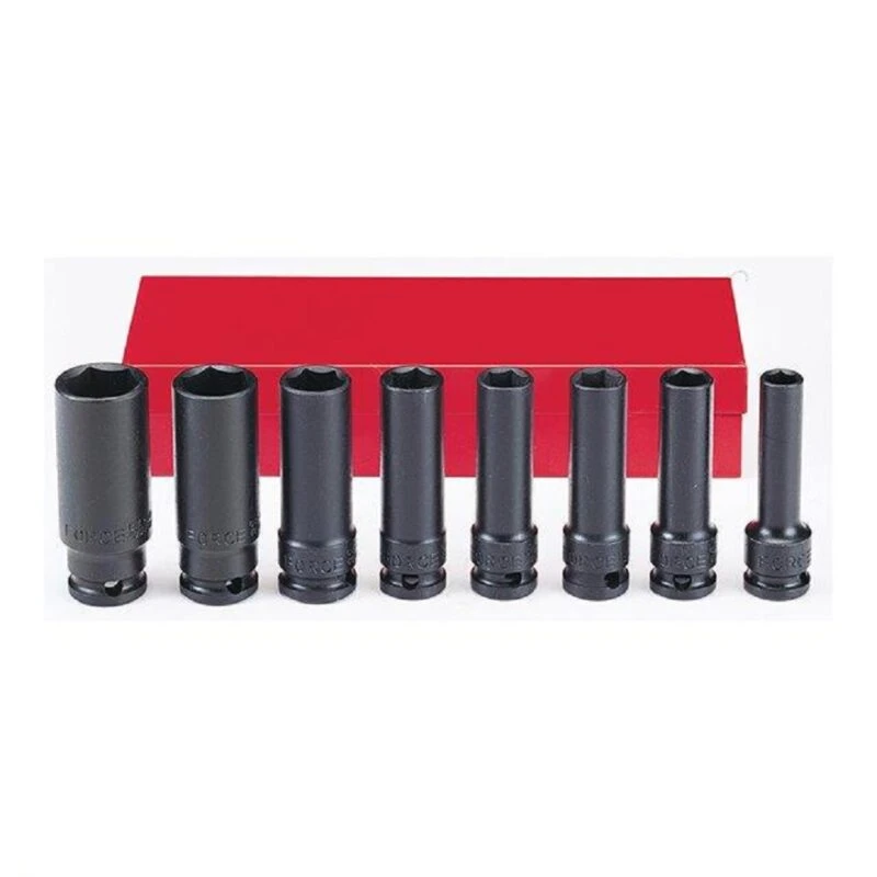 جعبه بکس فشار قوی 3/8 درایو بلند 8 عددی مدل F3084 برند FORCE