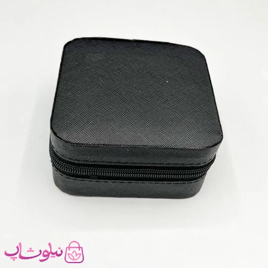جعبه جواهرات مدل مسافرتی رنگ مشکی کد 135